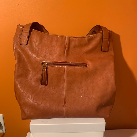 Large orange tote bag - Picture 2 of 6